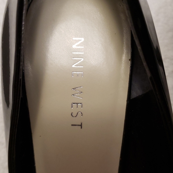 Nine West Kenny black patent leather peeptoe, 7 - Picture 9 of 12